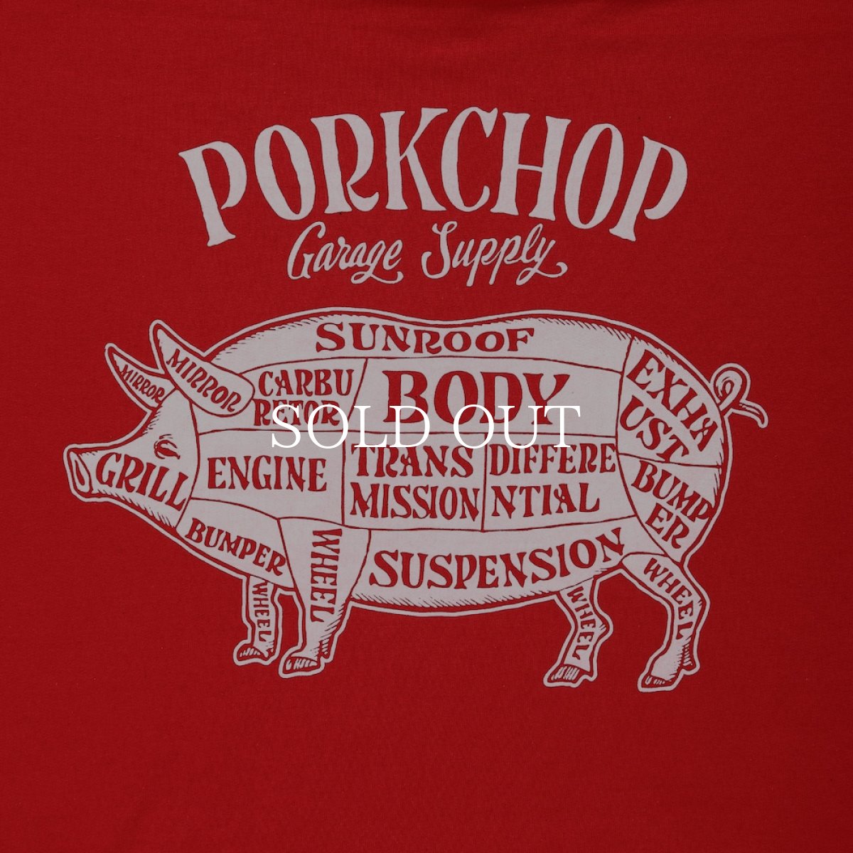 画像13: PORKCHOP GARAGE SUPPLY  PORK BACK HOODIE (13)