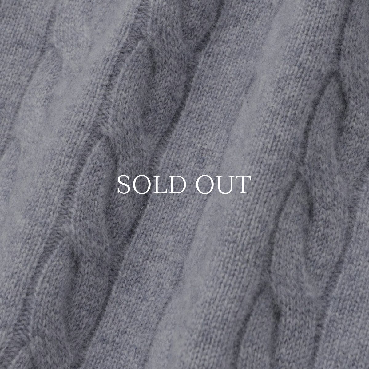 画像7: RATS  CASHMERE CABLE KNIT (7)