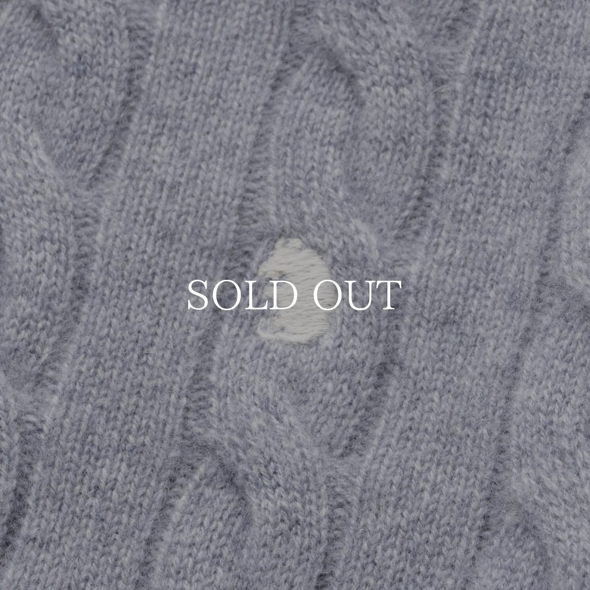 画像6: RATS  CASHMERE CABLE KNIT (6)