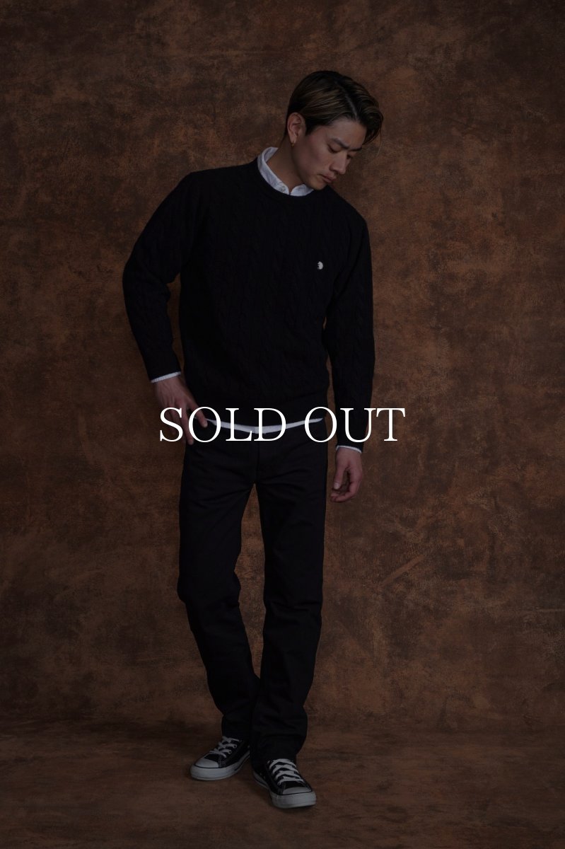 画像9: RATS  CASHMERE CABLE KNIT (9)