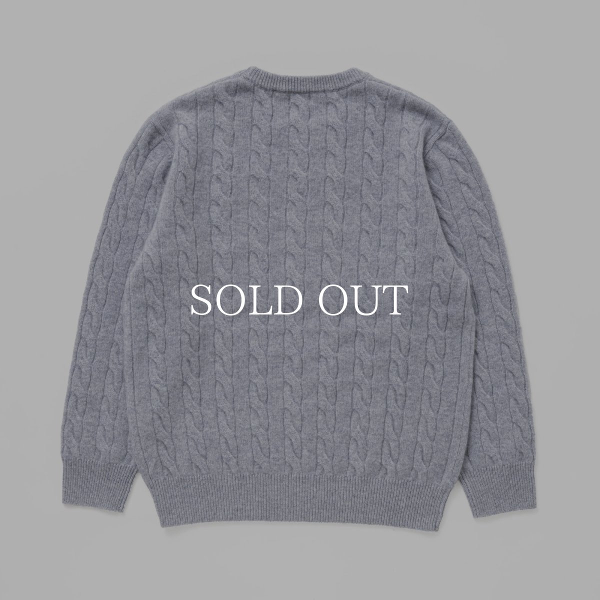 画像4: RATS  CASHMERE CABLE KNIT (4)