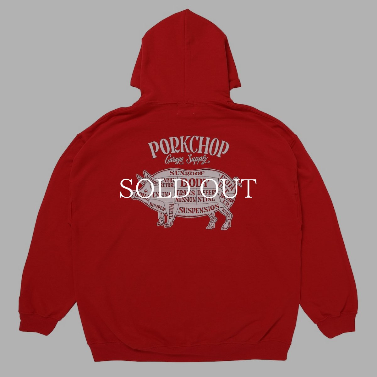 画像11: PORKCHOP GARAGE SUPPLY  PORK BACK HOODIE (11)