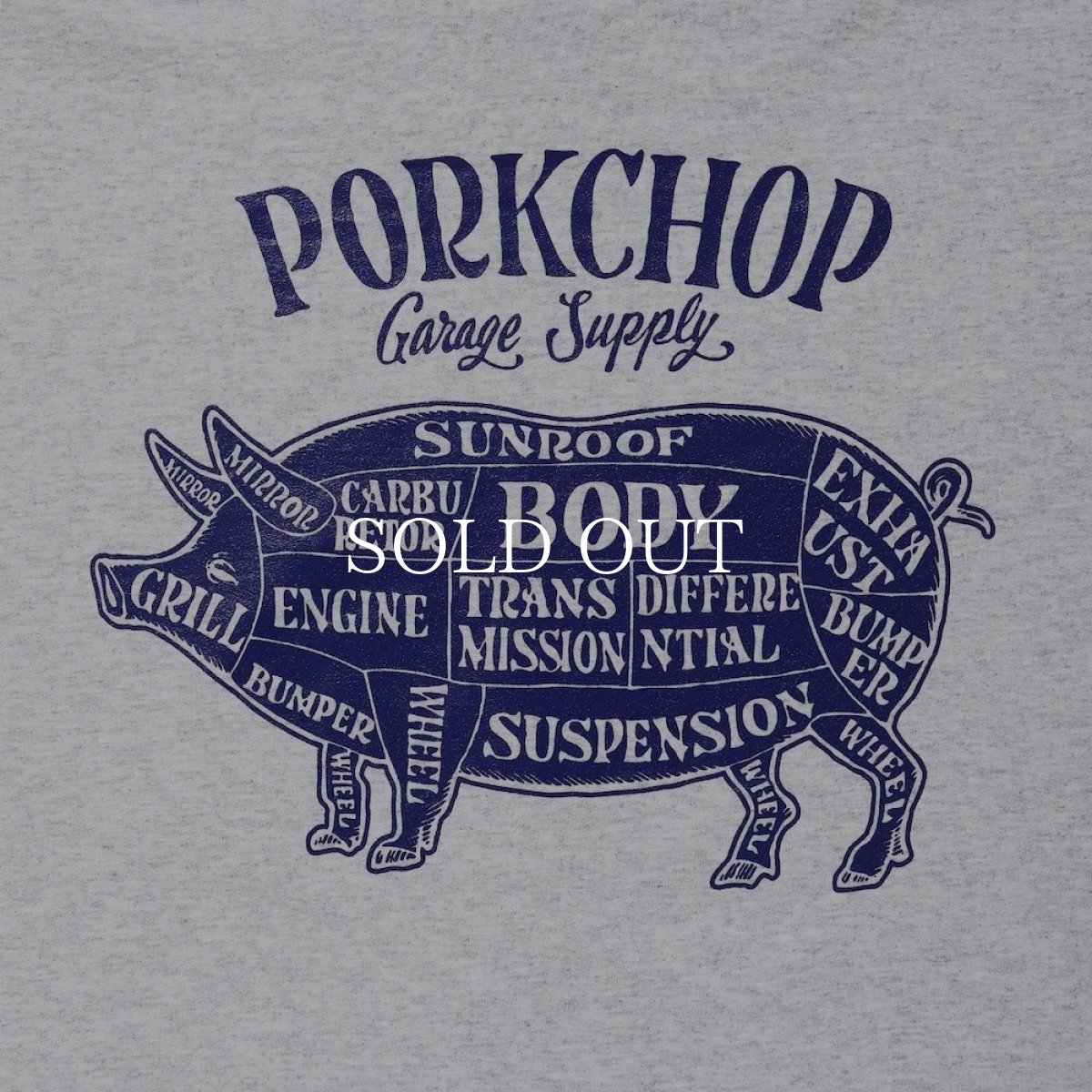 画像8: PORKCHOP GARAGE SUPPLY  PORK BACK HOODIE (8)
