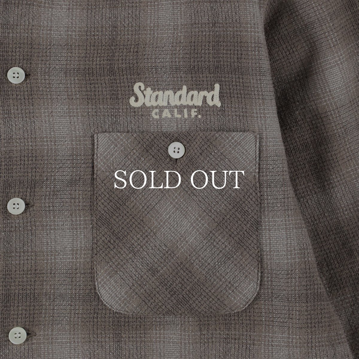 画像3: STANDARD CALIFORNIA  SD Wool Check Shirt (3)
