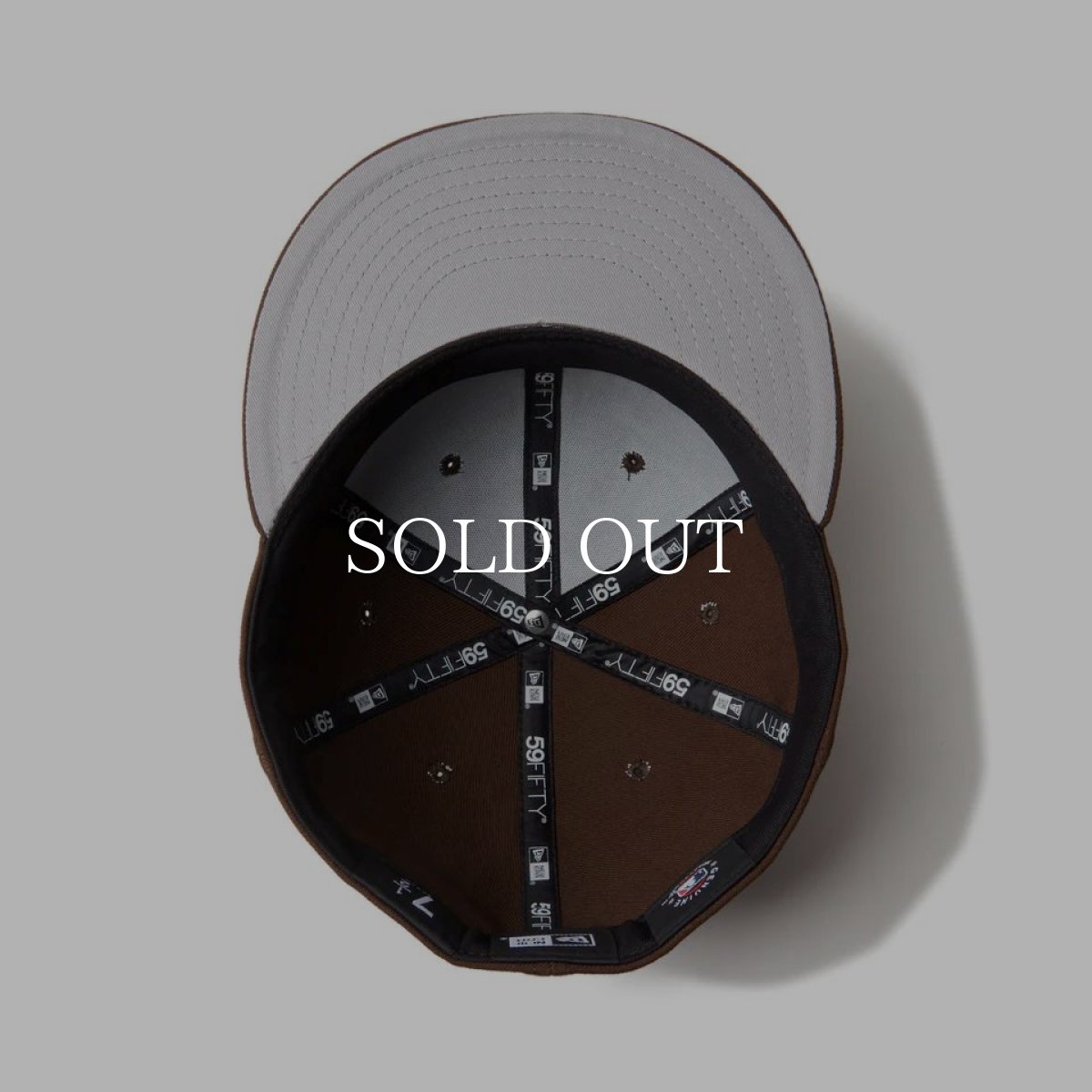 画像5: NEW ERA  59FIFTY MLB Visor Logo サンディエゴ・パドレス ウォルナット (5)