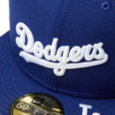 画像6: NEW ERA  59FIFTY MLB Visor Logo ロサンゼルス・ドジャース ダークロイヤル (6)
