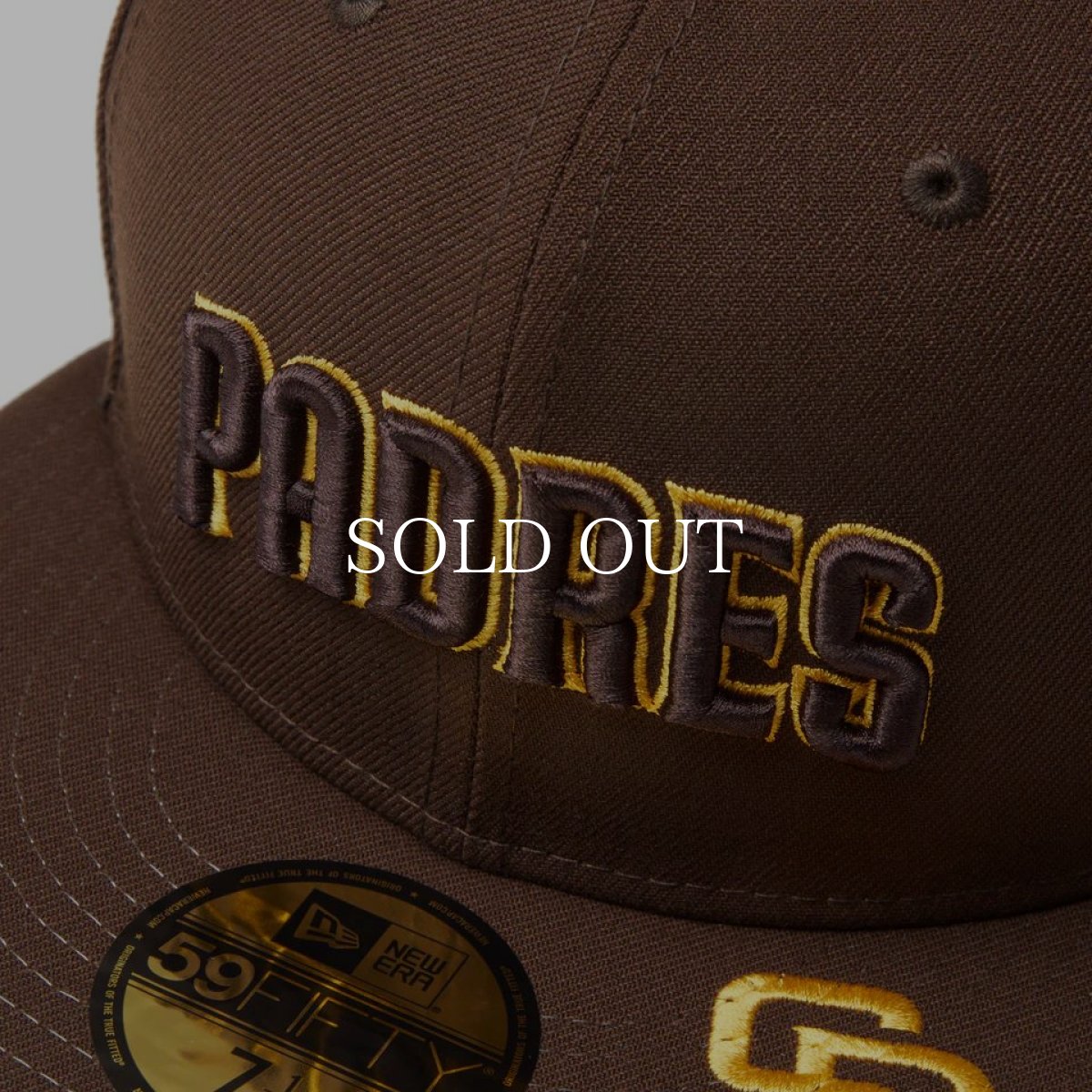 画像6: NEW ERA  59FIFTY MLB Visor Logo サンディエゴ・パドレス ウォルナット (6)