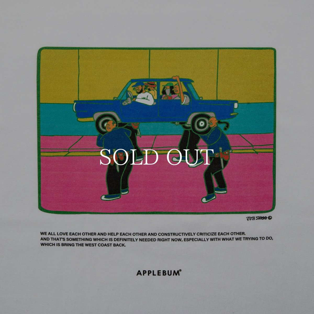 画像2: APPLEBUM   "ALRIGHT" T-shirt 6.2oz (2)