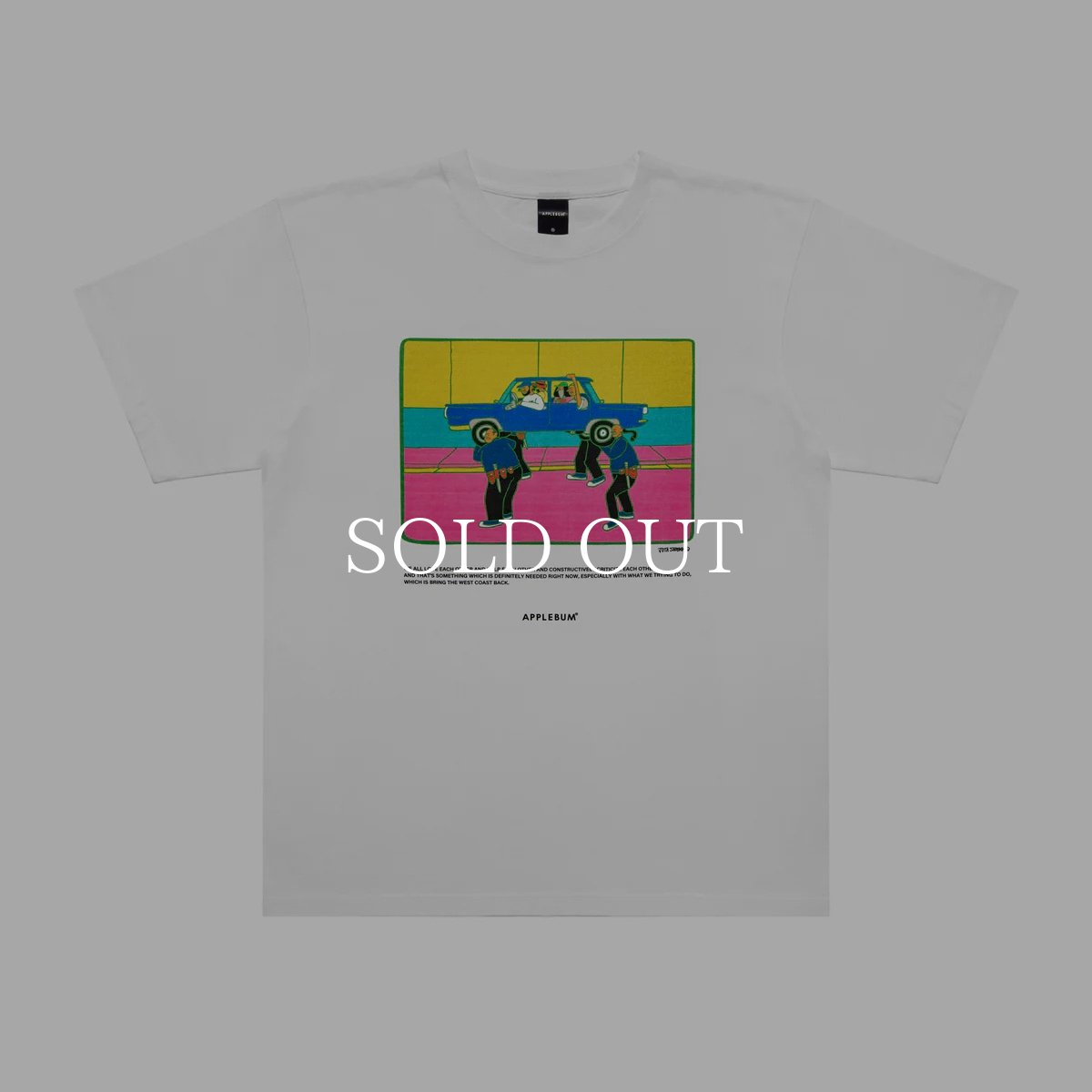 画像1: APPLEBUM   "ALRIGHT" T-shirt 6.2oz (1)