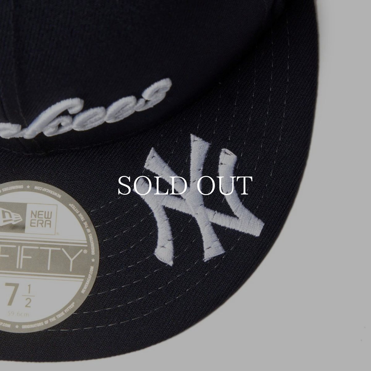 画像7: NEW ERA  59FIFTY MLB Visor Logo ニューヨーク・ヤンキース ネイビー (7)