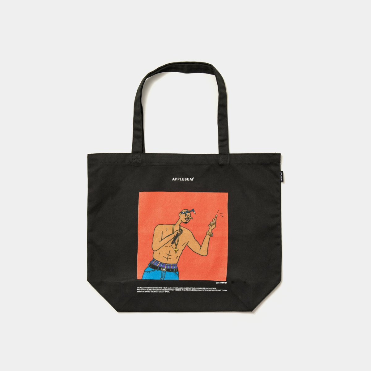 画像1: APPLEBUM  "Thug Life" Totebag (1)