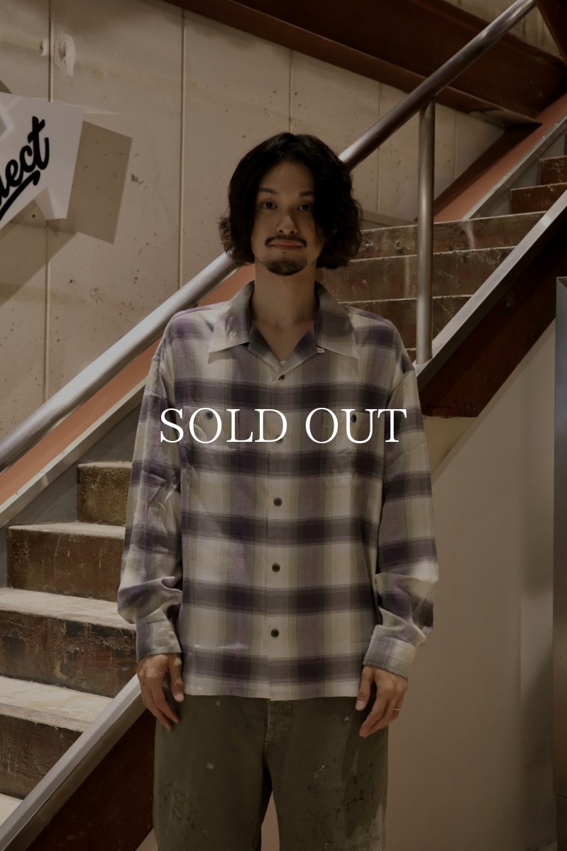 画像4: exodus  RAYON OMBRE CHECK SHIRT (4)