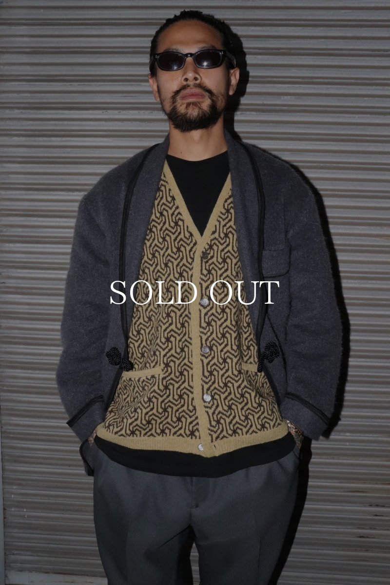画像3: exodus  SHAGGY MOHAIR SMOKING JACKET (3)