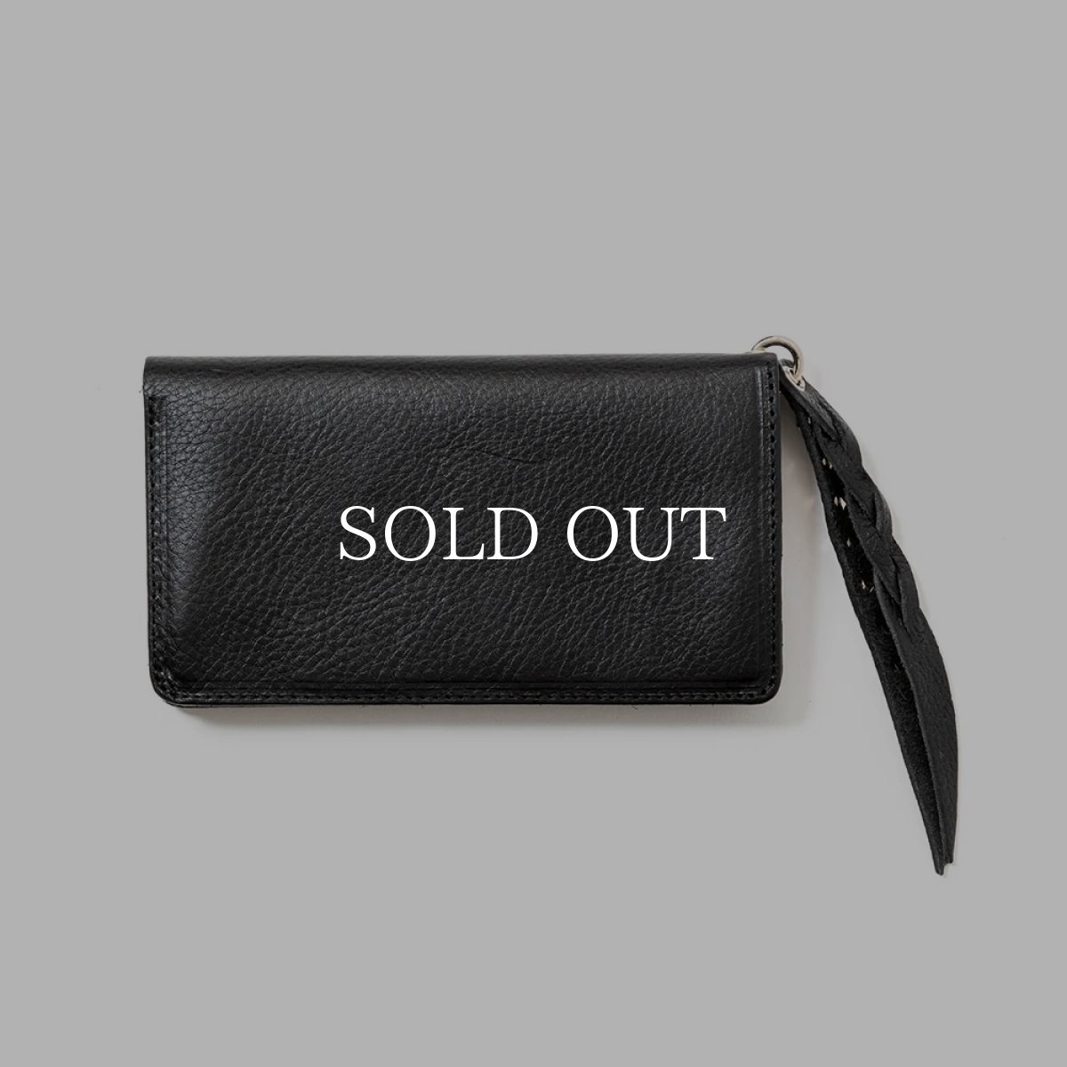 画像2: CALEE  PLANE LEATHER LONG WALLET ＜STUDS CHARM＞ (2)