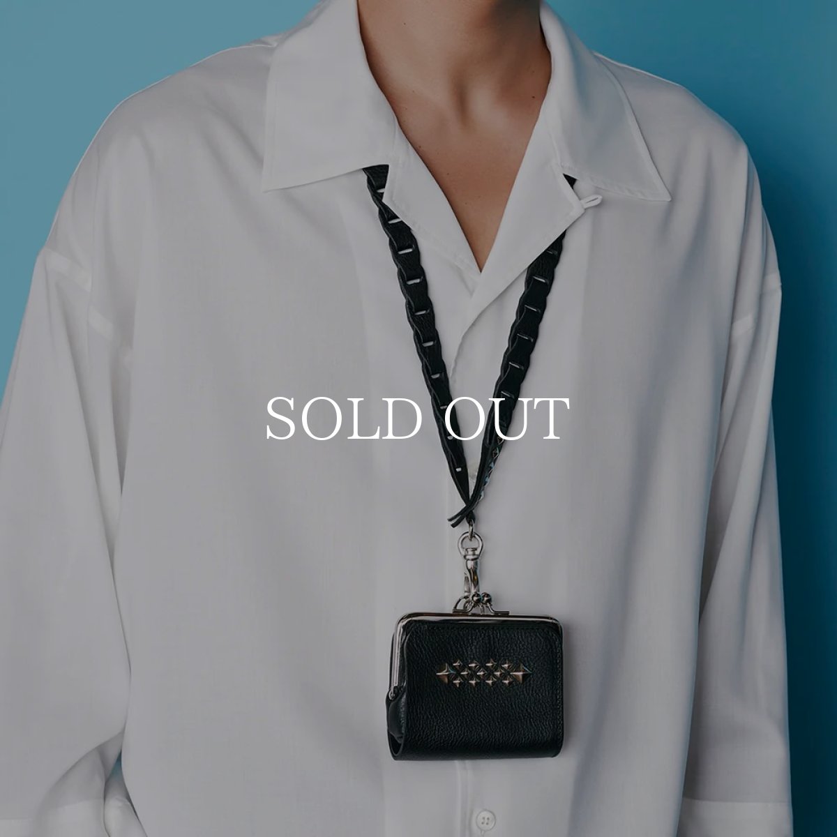 画像9: CALEE  STUDS LEATHER INTERNAL FLEX FRAME TYPE MULTI WALLET (9)