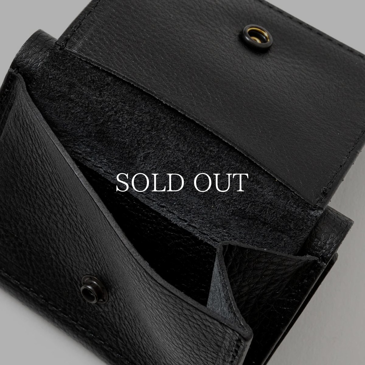 画像7: CALEE  PLANE LEATHER MULTI WALLET ＜STUDS CHARM＞ (7)