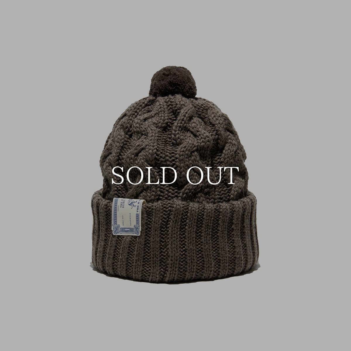 画像8: THE H.W.DOG&CO.  BIG CABLE KNIT CAP (8)
