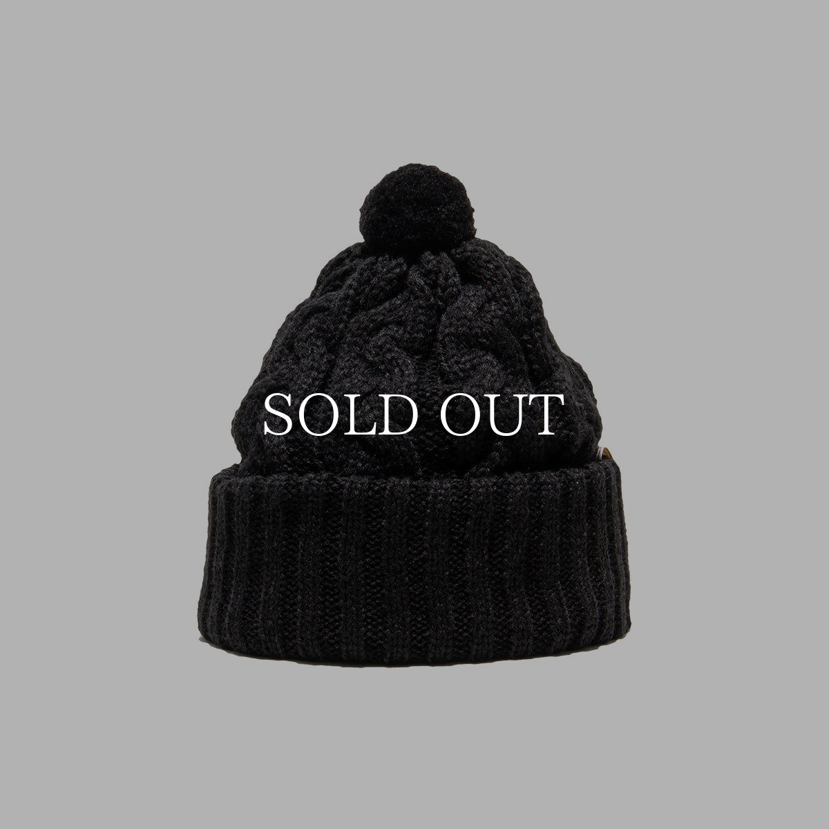 画像1: THE H.W.DOG&CO.  BIG CABLE KNIT CAP (1)