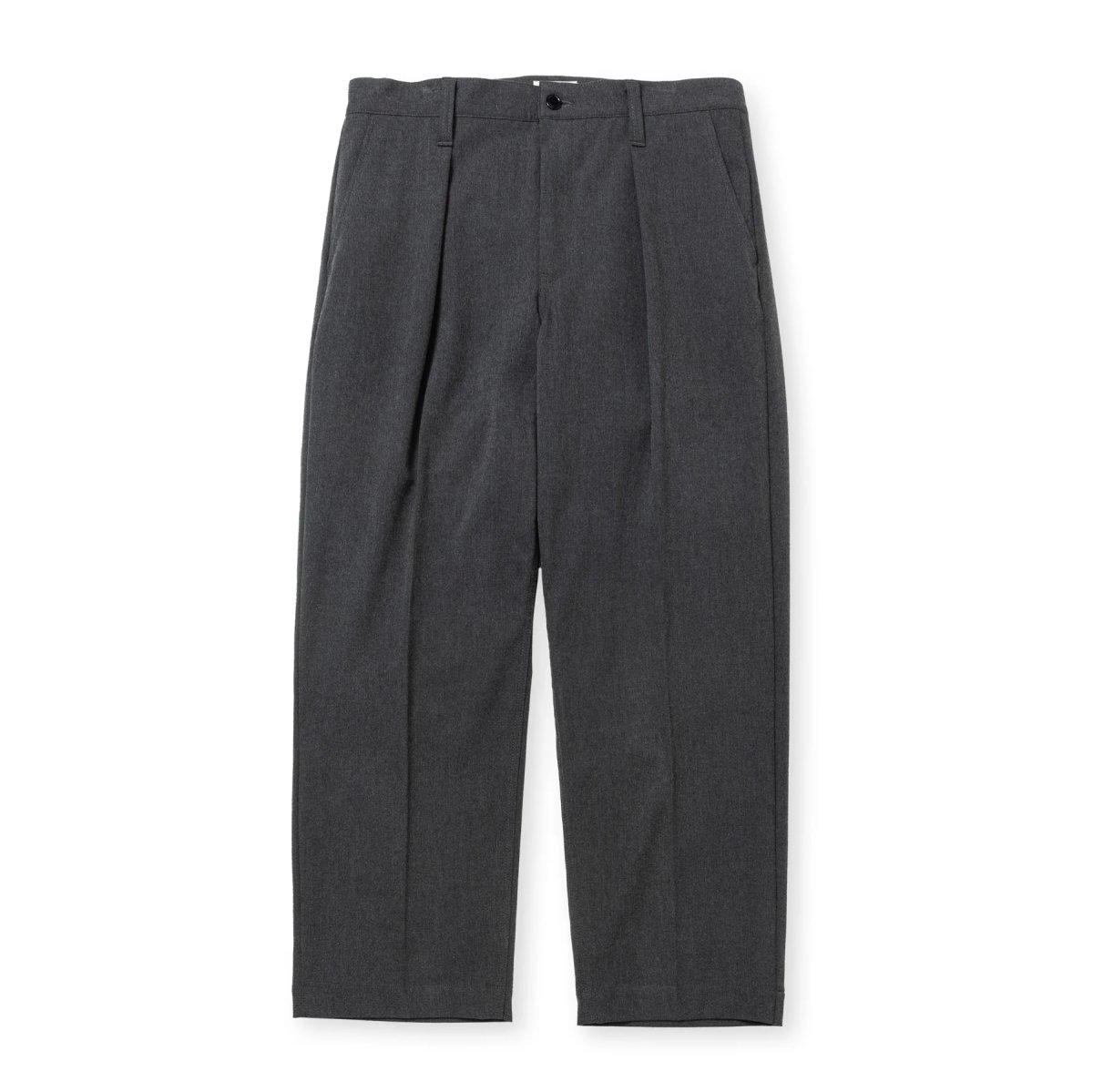 画像3: CALEE  THERMOLITE TWILL TUCK WIDE SLACKS (3)