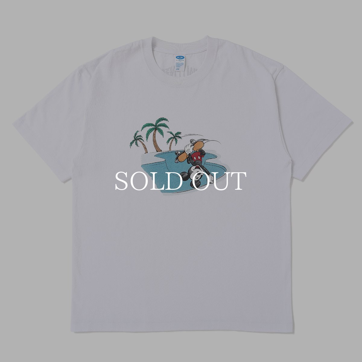 画像1: CHALLENGER  MICKEY MOUSE /HAND PLANT TEE (1)