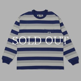 challenger LIS BORDER TEE ブルーホワイト XLサイズ challenger LIS BORDER TEE ブルーホワイト XLサイズ - メルカリ