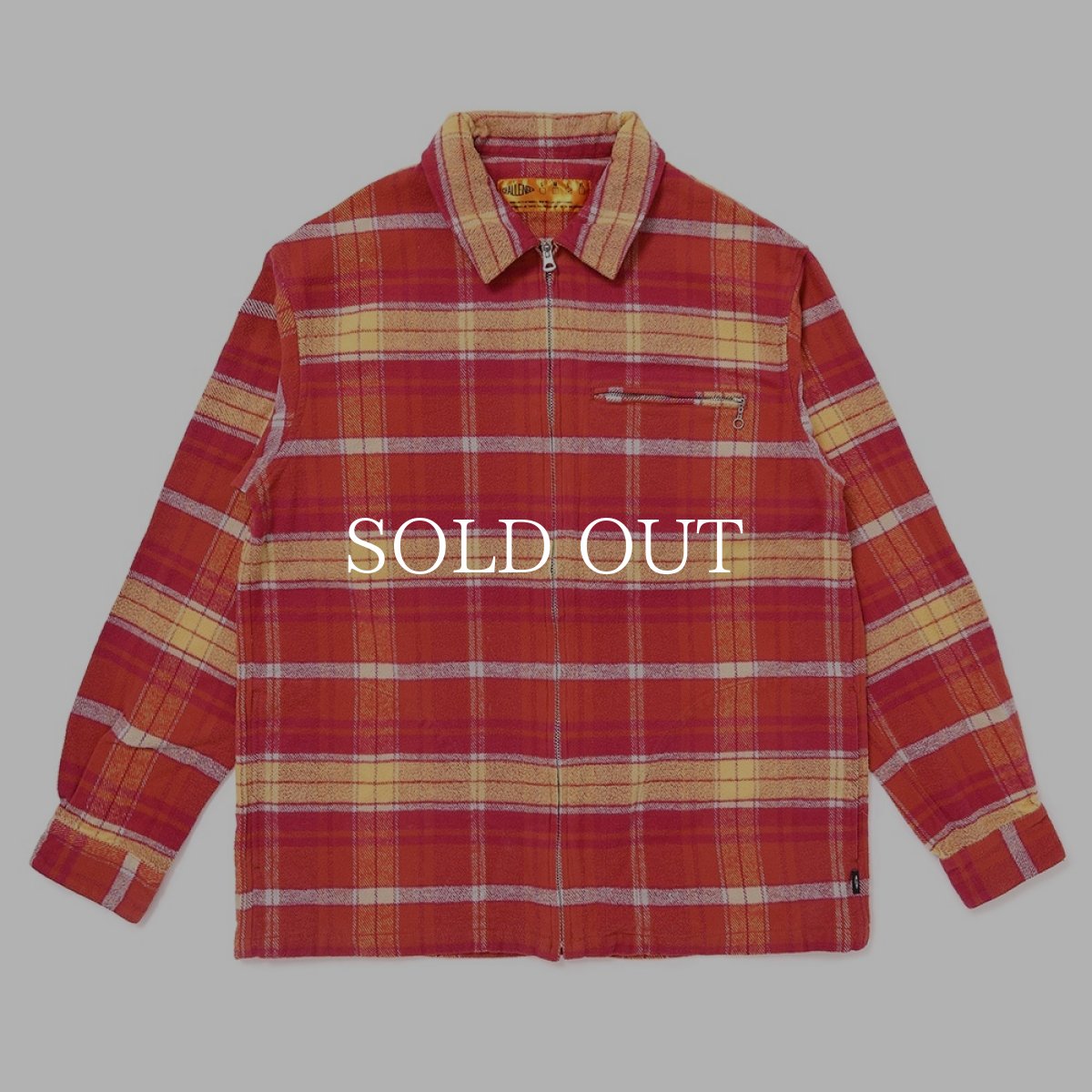 画像3: CHALLENGER  PLAID ZIP UP SHIRT (3)