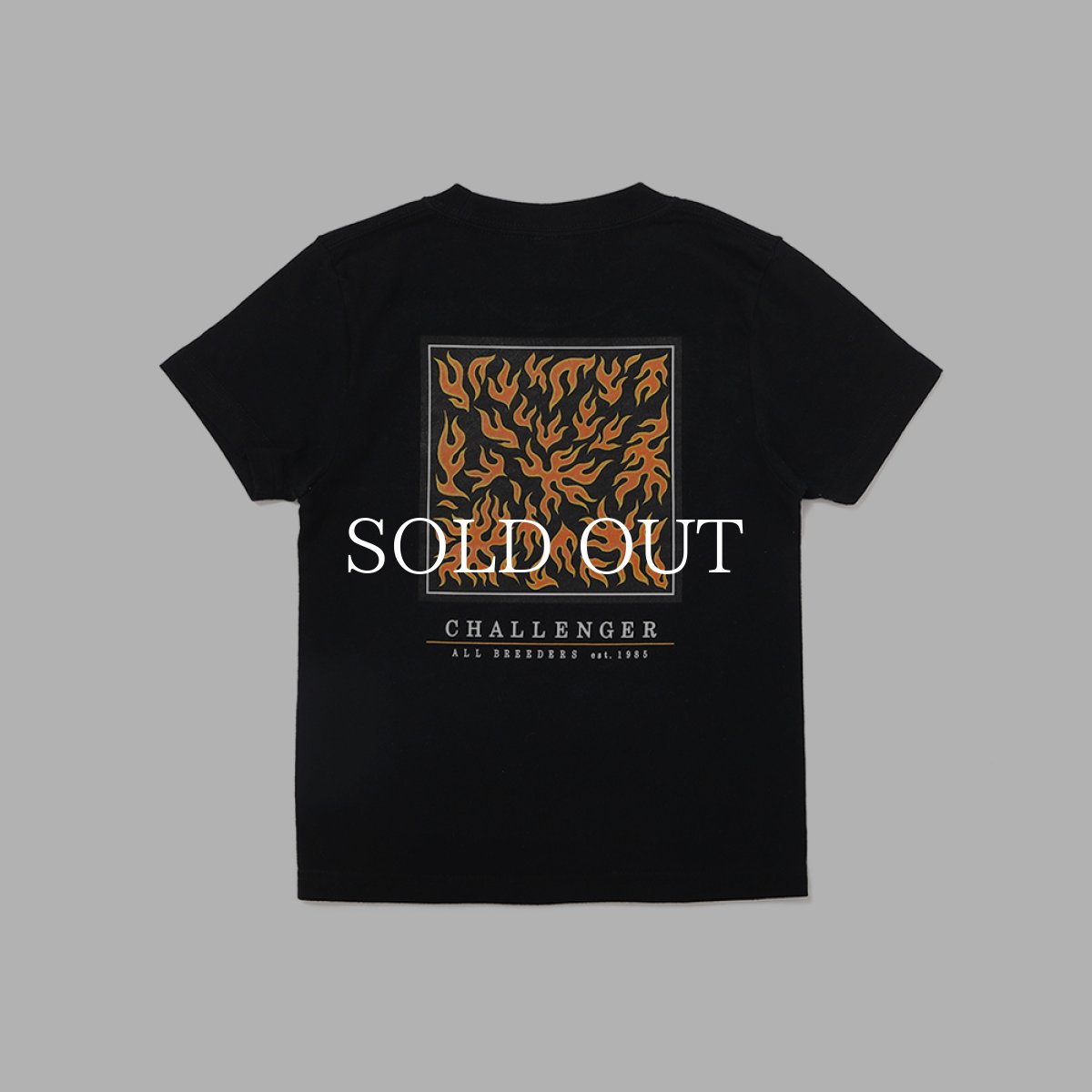 画像1: CHALLENGER  FIRE BANDANA KIDS TEE (1)