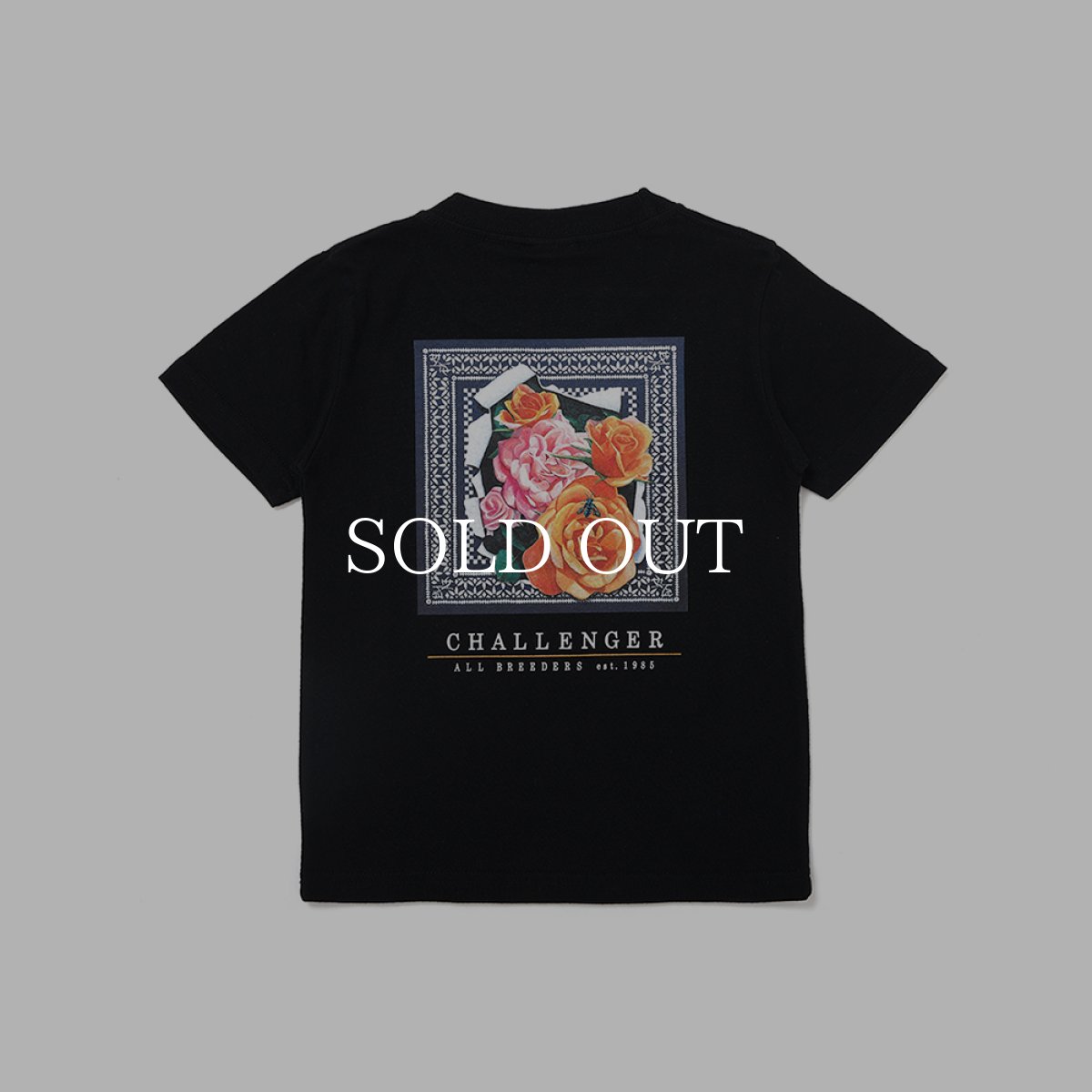 画像1: CHALLENGER  ROSE BANDANA KIDS TEE (1)