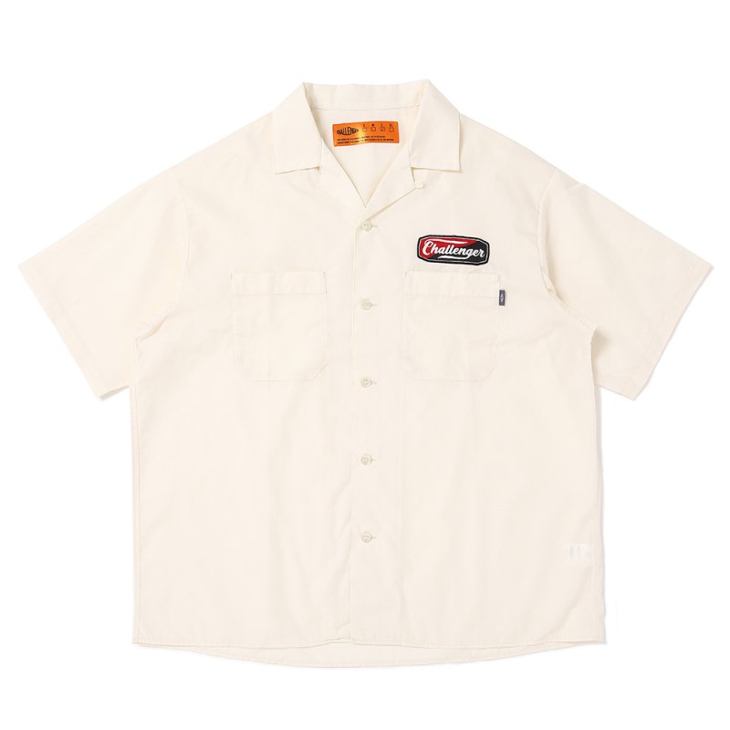 Challenger チャレンジャー ボウリングシャツ 半袖 ワークシャツ CHALLENGER S/S PATCHED WORK SHIRT CLG-SH 025-003 公式通販