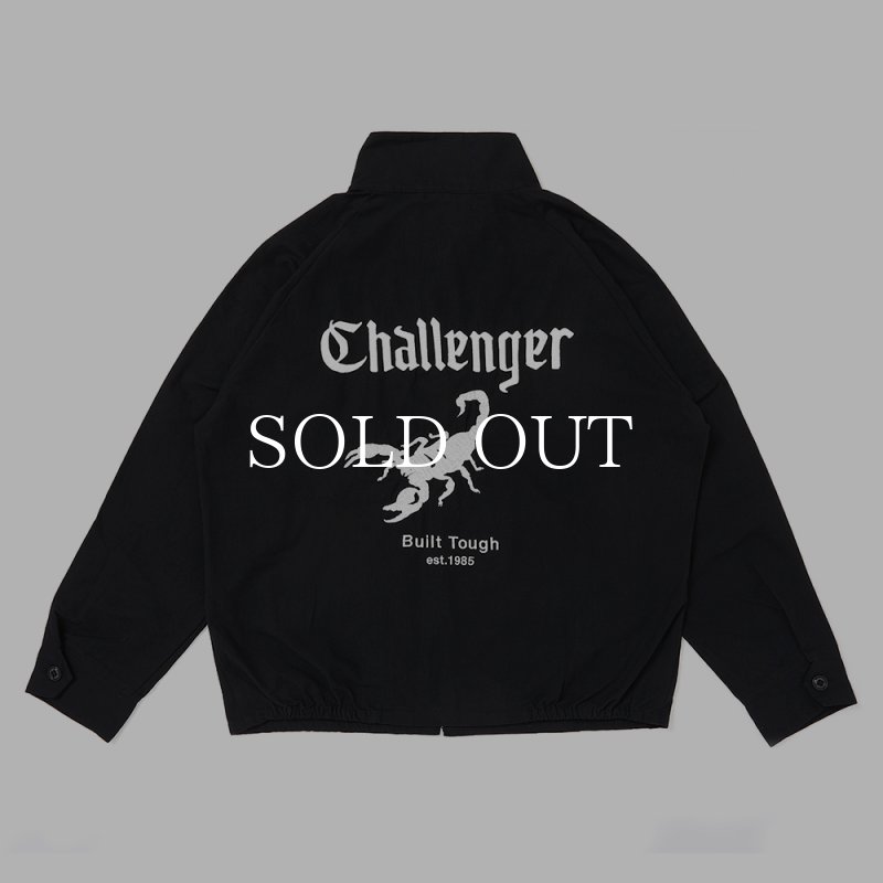 Challenger 黒 ナイロンジャケット スコーピオンプリント CHALLENGER SCORPION SWING TOP CLG-JK 025-003 公式通販