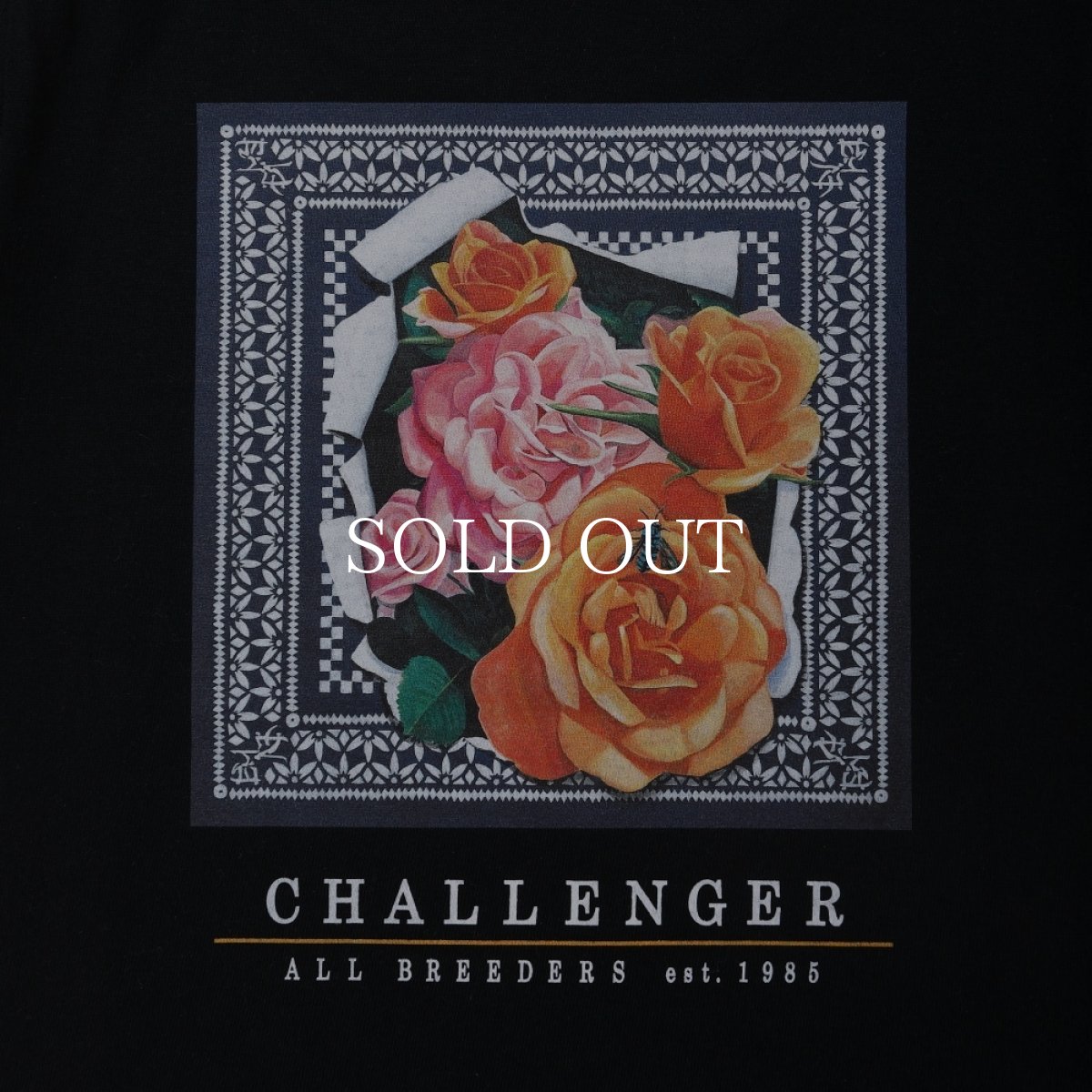 画像3: CHALLENGER  L/S ROSE BANDANA TEE (3)