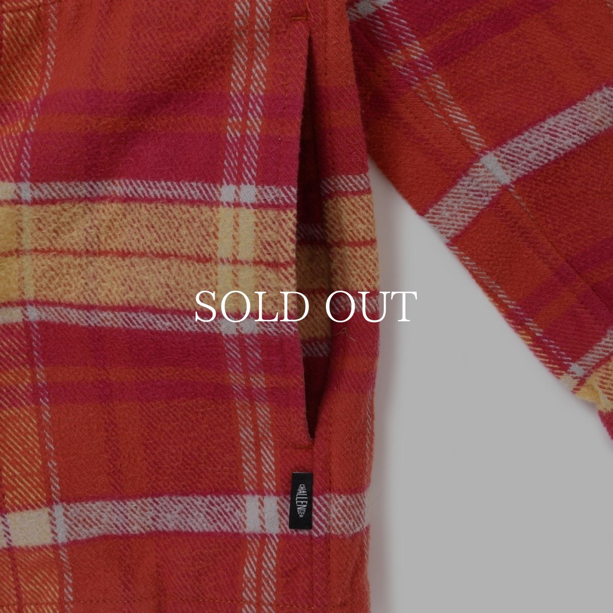 画像7: CHALLENGER  PLAID ZIP UP SHIRT (7)