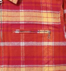 画像6: CHALLENGER  PLAID ZIP UP SHIRT (6)
