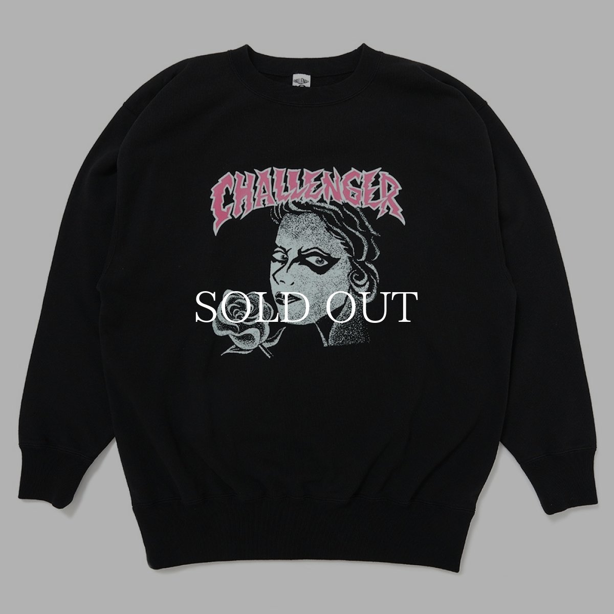 画像1: CHALLENGER  PUNK GIRL C/N SWEAT (1)