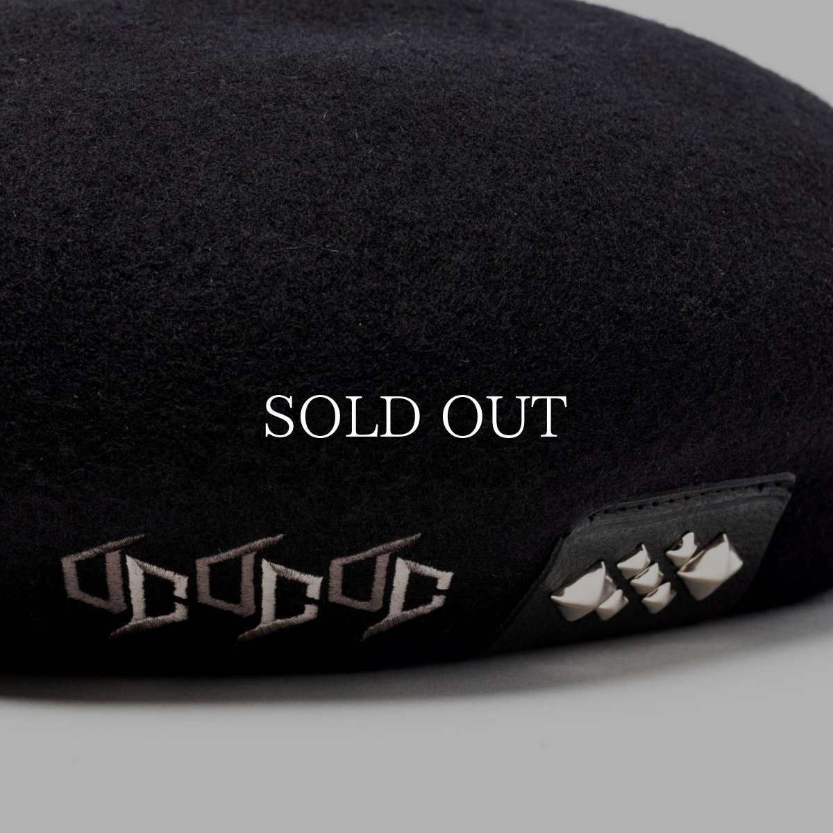 画像4: CALEE  × THE H.W.DOG&CO. EMBROIDERY WOOL BERET (4)