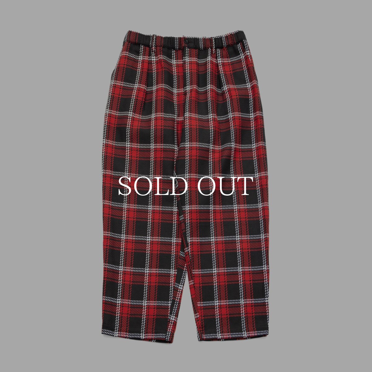 画像1: APPLEBUM  Double Layered Check Wide Pants (1)