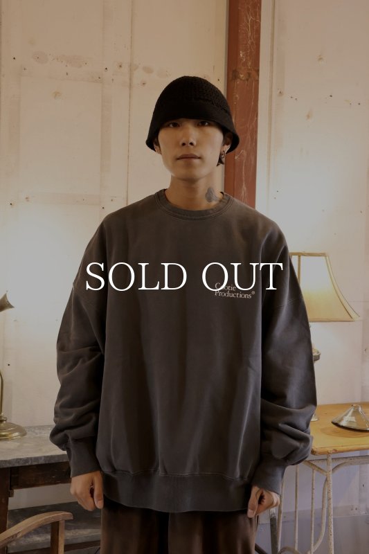 COOTIE PRODUCTIONS Pigment Dyed Open End Yarn Sweat Crew CTE