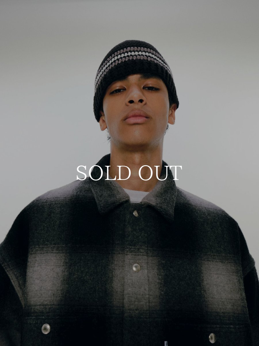 画像3: COOTIE   Ombre Check Wool Coverall (3)