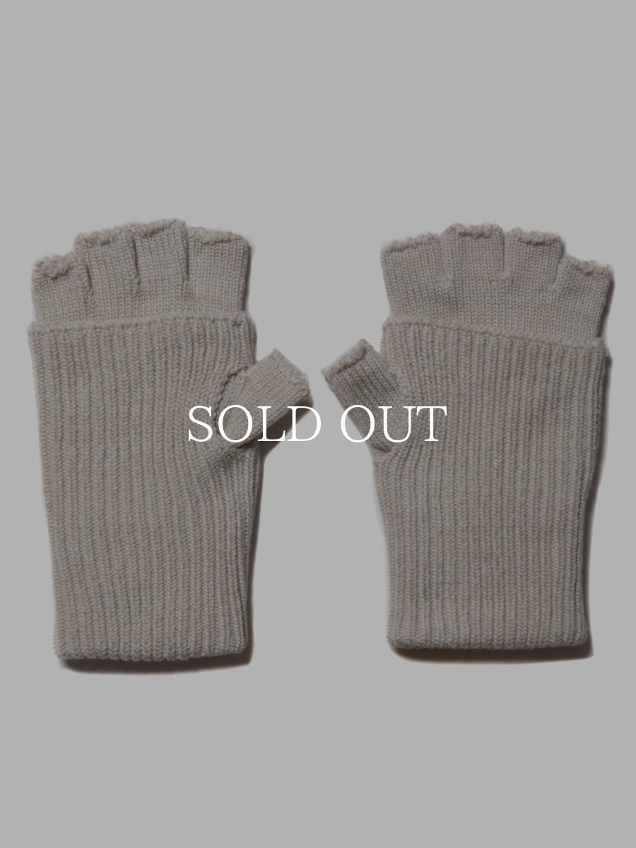 画像10: COOTIE   Lowgauge Fingerless Knit Glove (10)