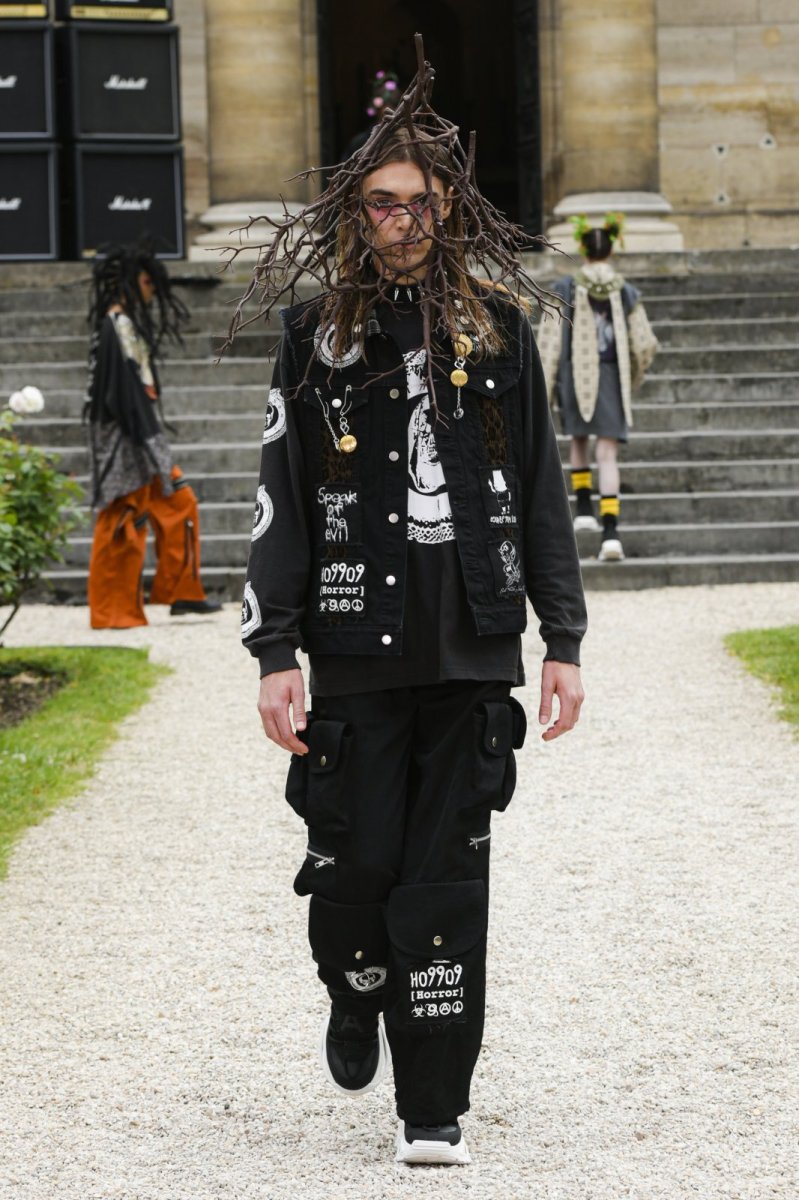 画像12: KIDILL  PATCH LONG SLEEVE T-SHIRT HARD WASH HO99O9 COLLABORATION (12)