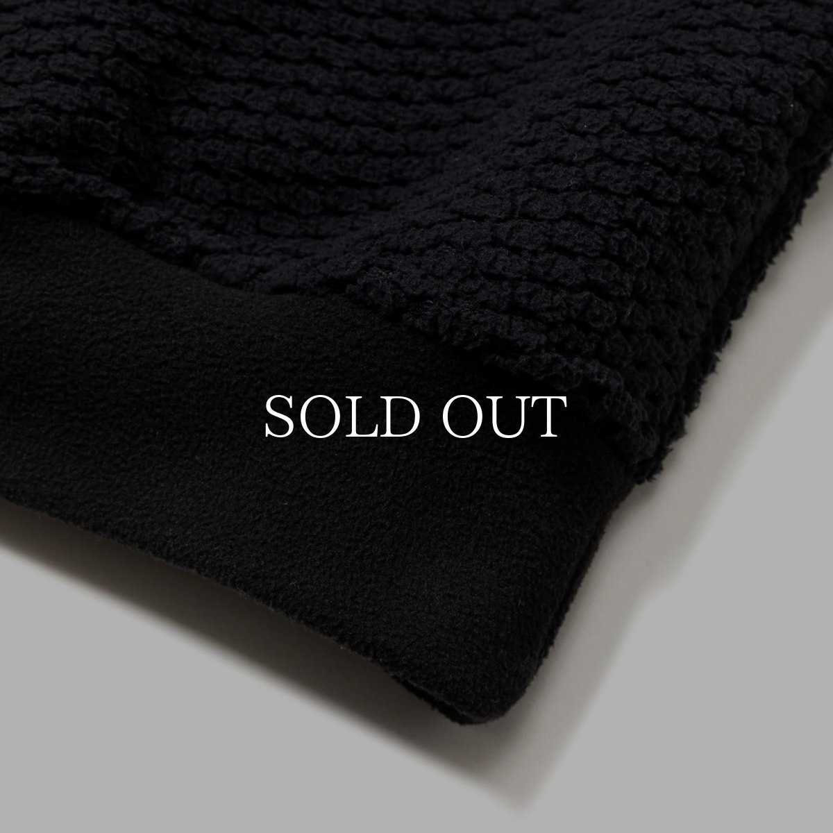 画像4: CALEE  UNEVEN FLLECE HALF ZIP SW (4)