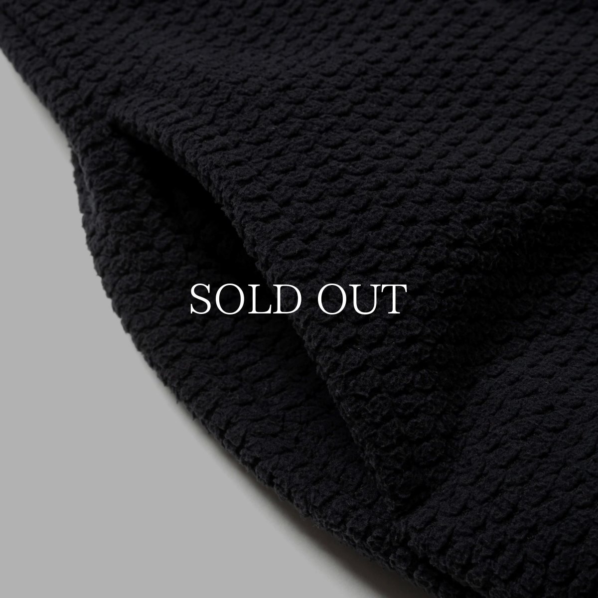 画像5: CALEE  UNEVEN FLLECE HALF ZIP SW (5)