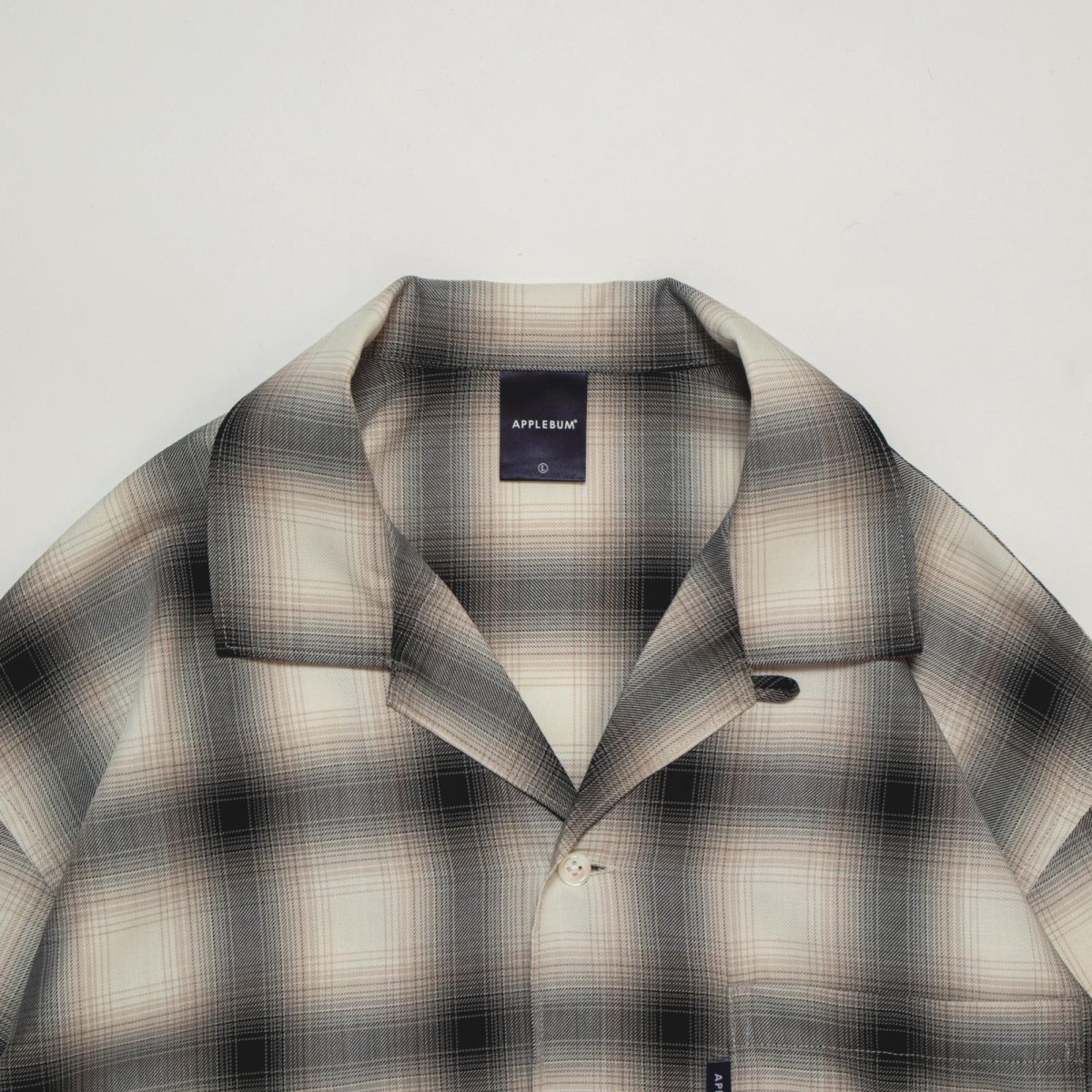 画像10: APPLEBUM  Ombre Check L/S Aloha Shirt (10)