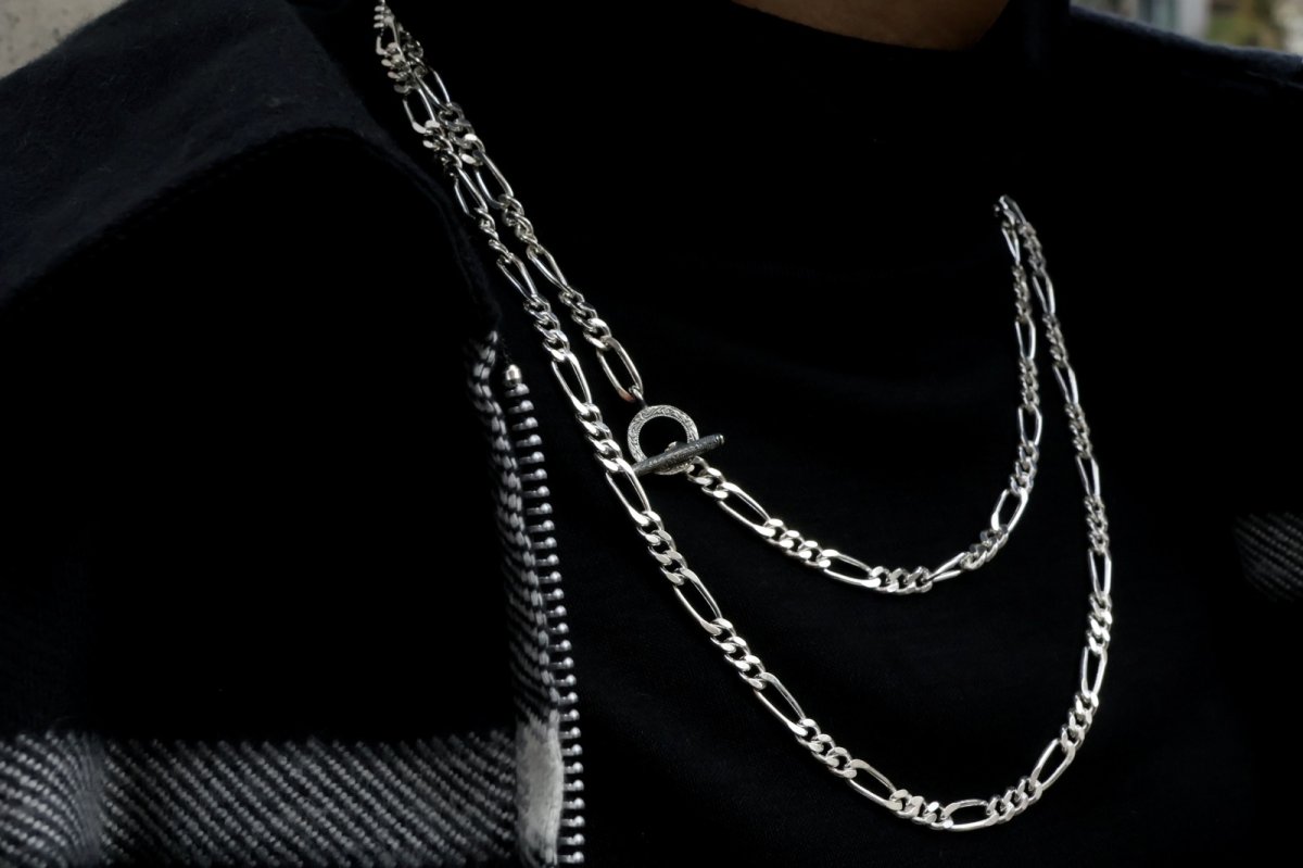 画像7: ANTIDOTE BUYERS CLUB   Figaro Wide Chain (7)