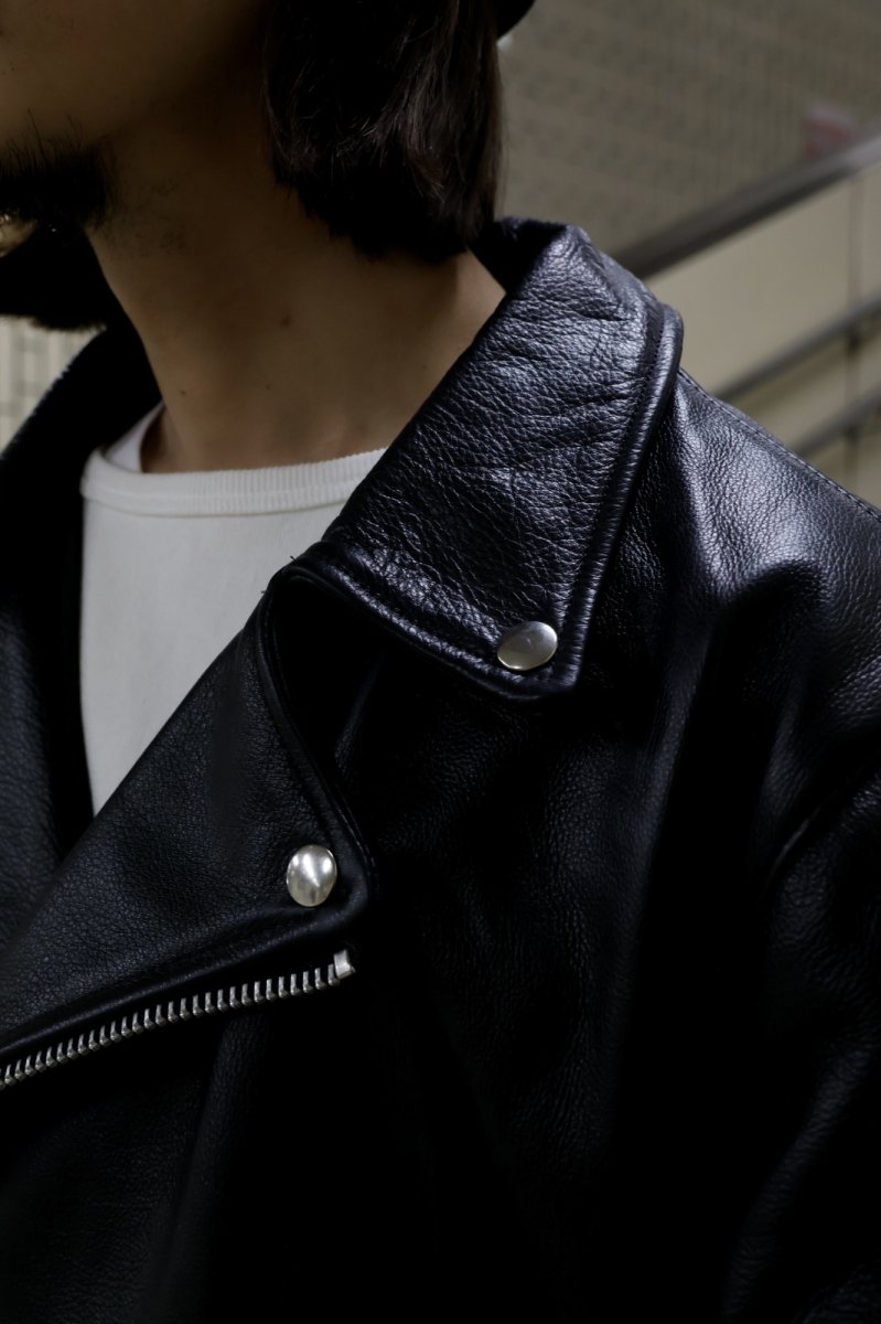 画像11: CALEE  × VANSON LEATHER®︎ OVER SIZE DOUBLE RAIDERS JACKET (11)