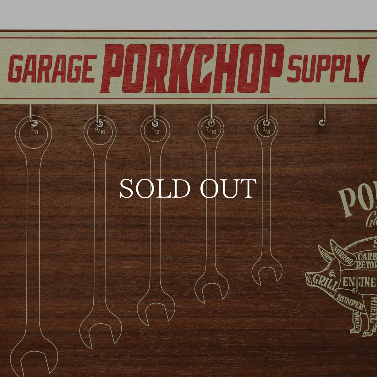 画像3: PORKCHOP GARAGE SUPPLY  COMBINATION WRENCH RACK (3)