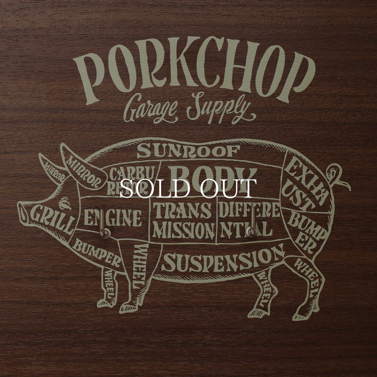 画像5: PORKCHOP GARAGE SUPPLY  COMBINATION WRENCH RACK (5)