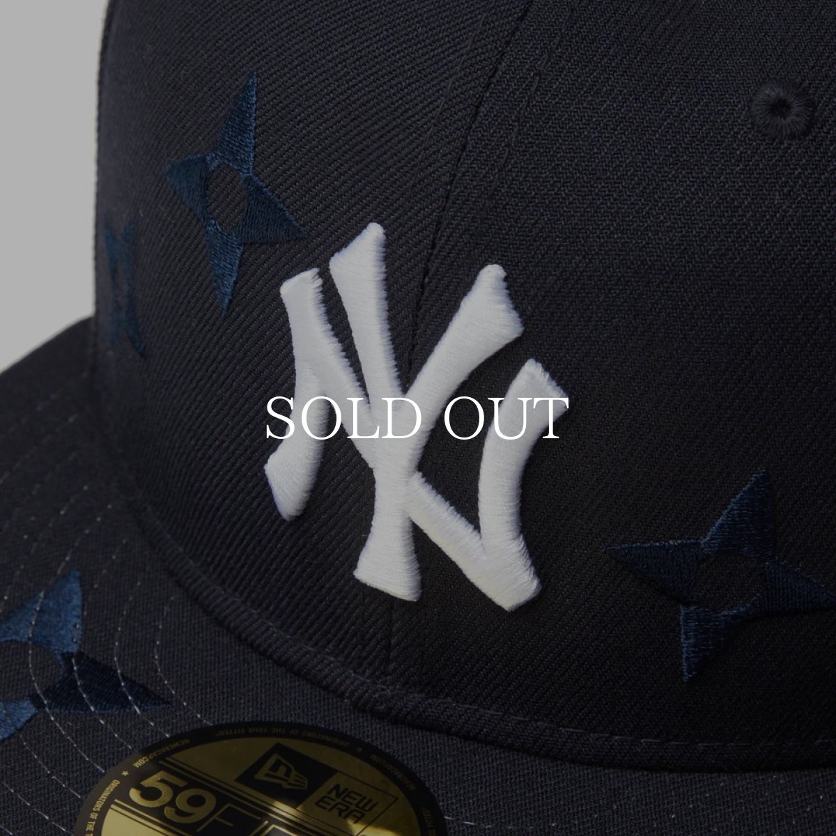 画像5: NEW ERA  59FIFTY MLB Flower Embroidery ニューヨーク・ヤンキース ネイビー (5)