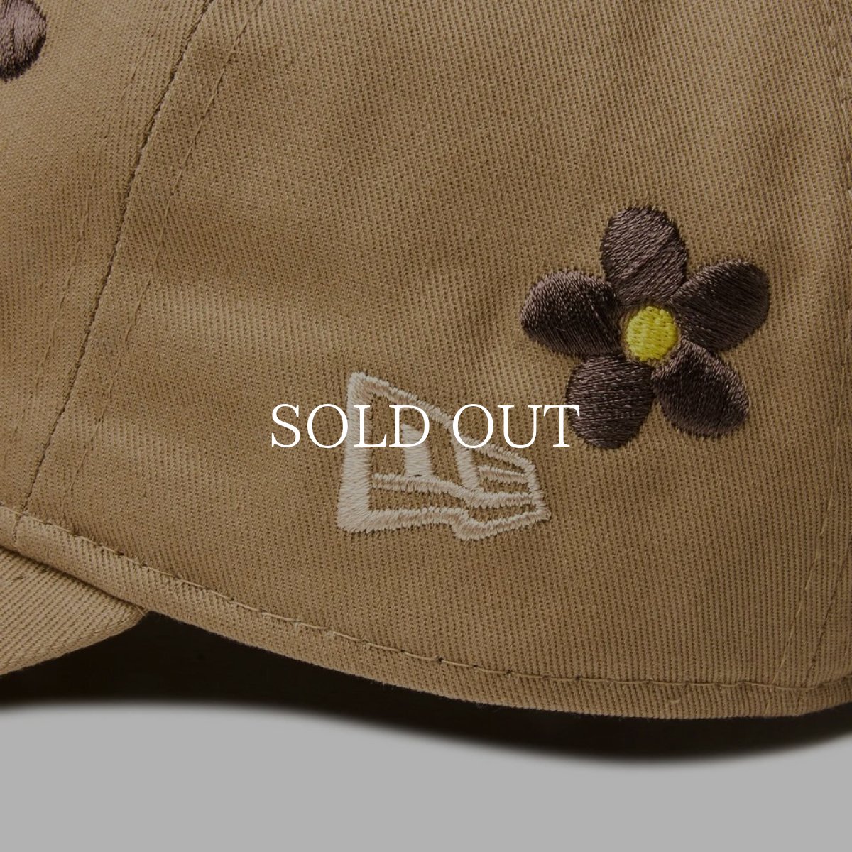 画像7: NEW ERA  9TWENTY MLB Flower Embroidery ボストン・レッドソックス カーキ (7)