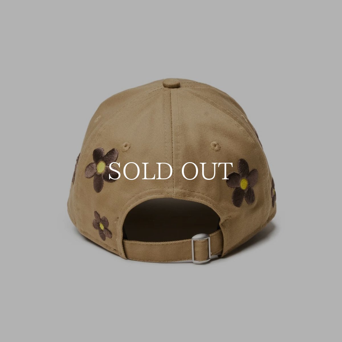 画像4: NEW ERA  9TWENTY MLB Flower Embroidery ボストン・レッドソックス カーキ (4)